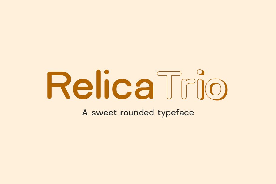Пример шрифта Relica Rounded #1